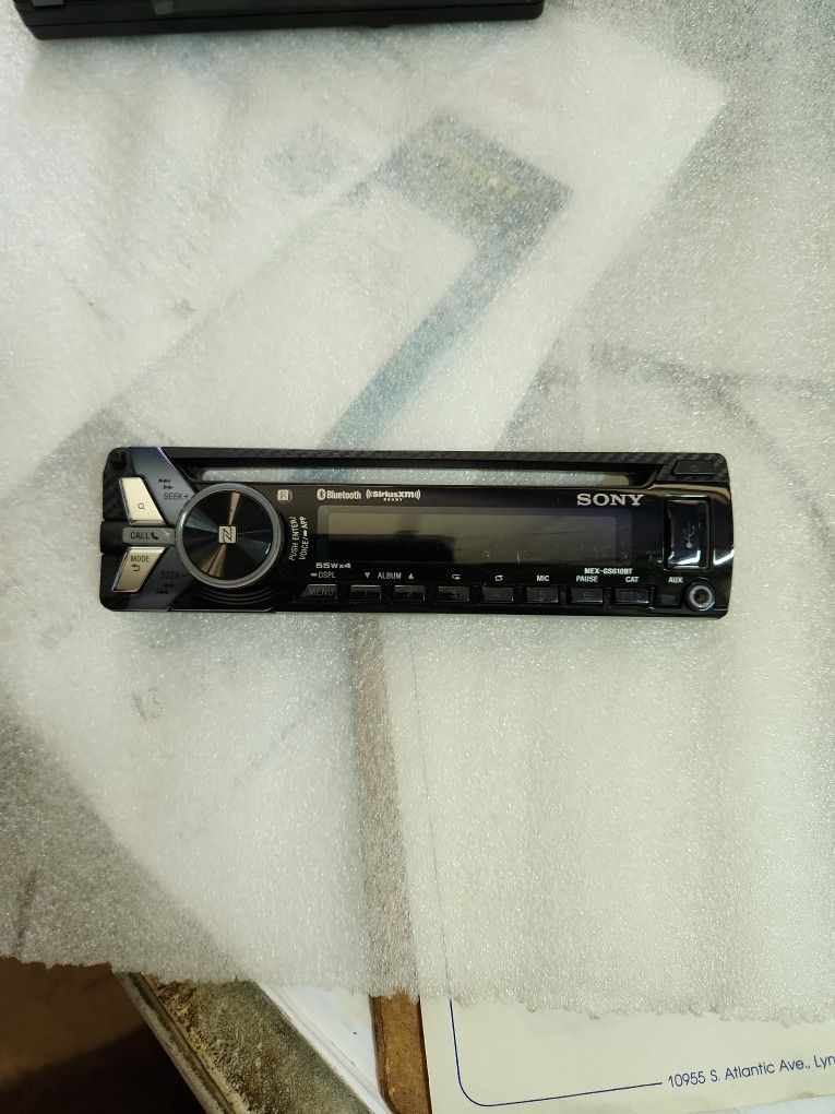 Sony MEX-GS610BT CD Player Faceplate Only