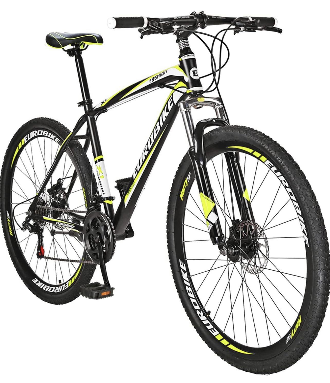 EUROBIKE 27.5 Inch Mountain Bike, HYX1 Bike for Men,21 Speed Womens Mountain Bicycle,Disc Brake MTB Bicycles