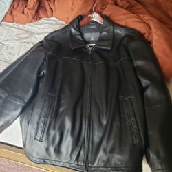 Perry Ellis Lambskin Leather Jacket