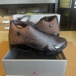 Air Jordan 14 Retro Mowalola Burnt Red Men IQ5708-001