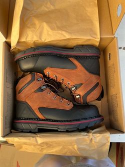 *NEW UNUSED* REDWING  Waterproof Saftey Work Boots Brown and Black