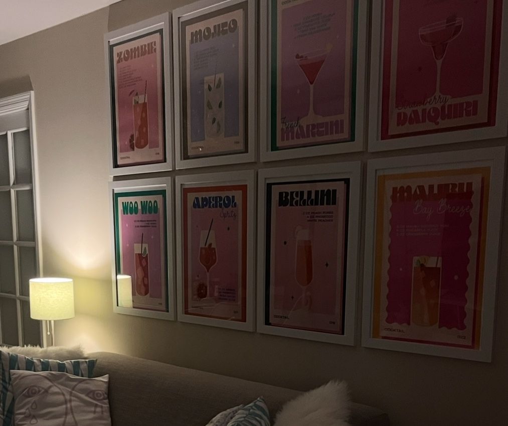 6 Frames Drink With White Frames