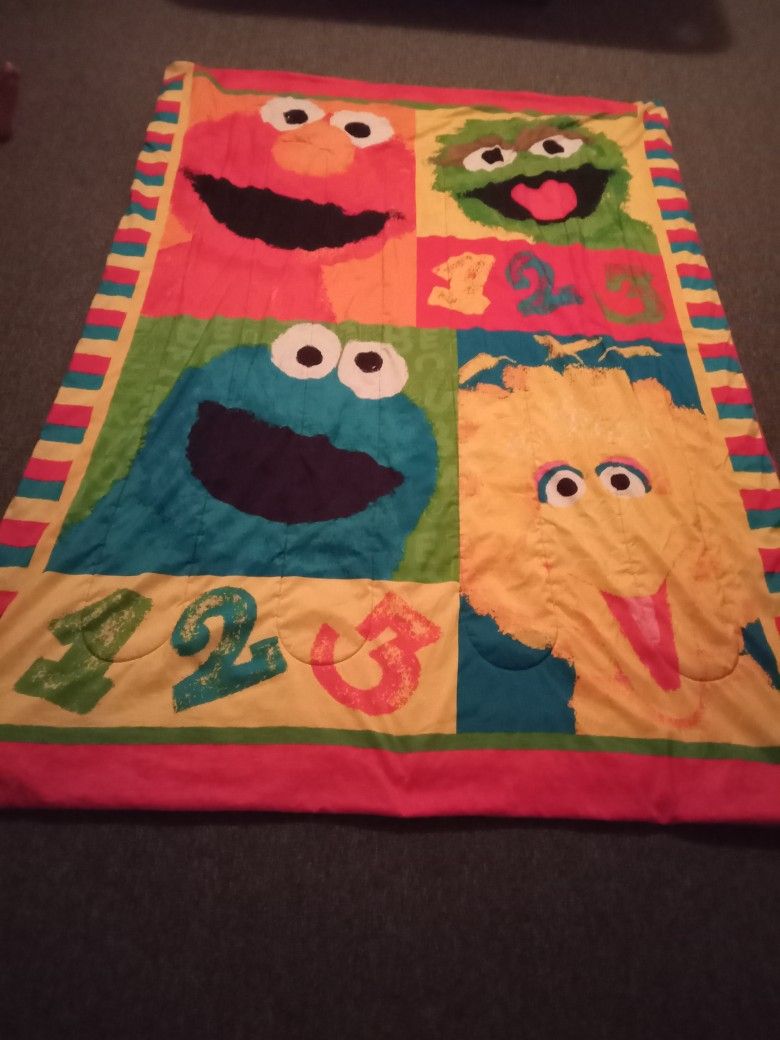 Two Sesame Street Comforters