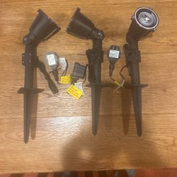 Yard Accent Lights (three lights)