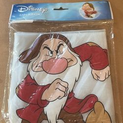 Disney Grumpy Character Snow White ADULT Men Women Unisex Rain Poncho Dry New