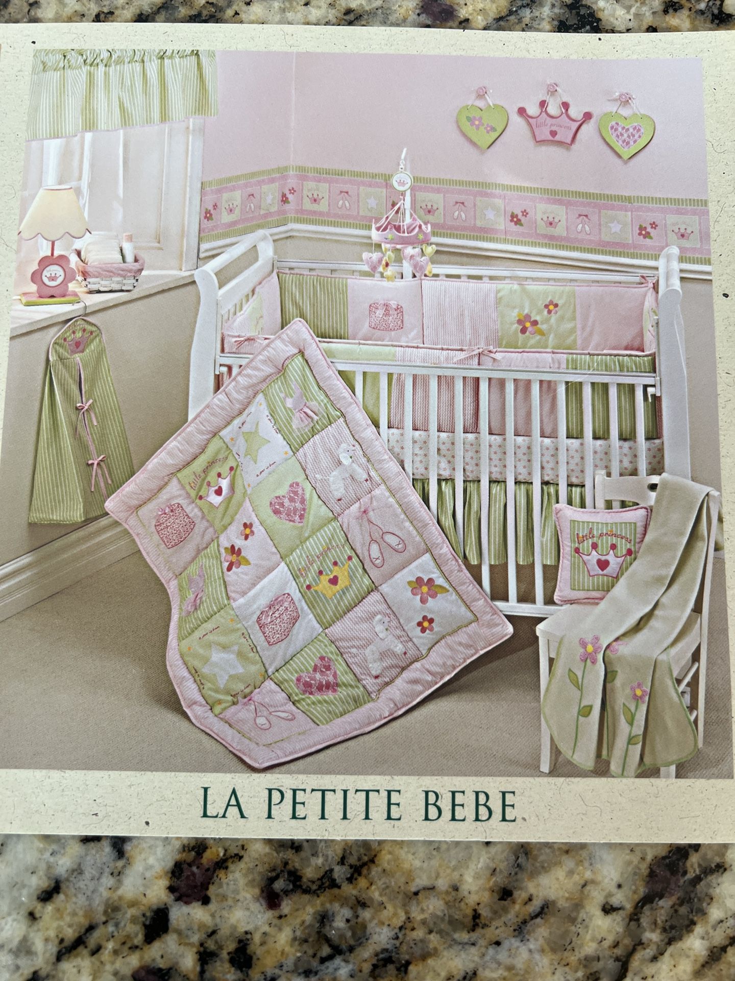 Baby Girl Crib Set