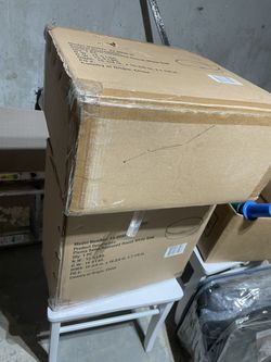 Semi-Resessed Round White Sink