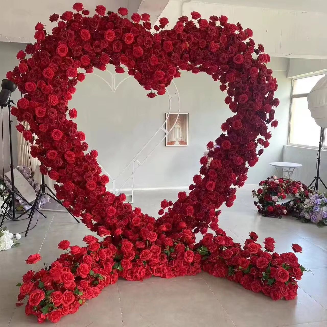 Love Flower Backdrop Stand