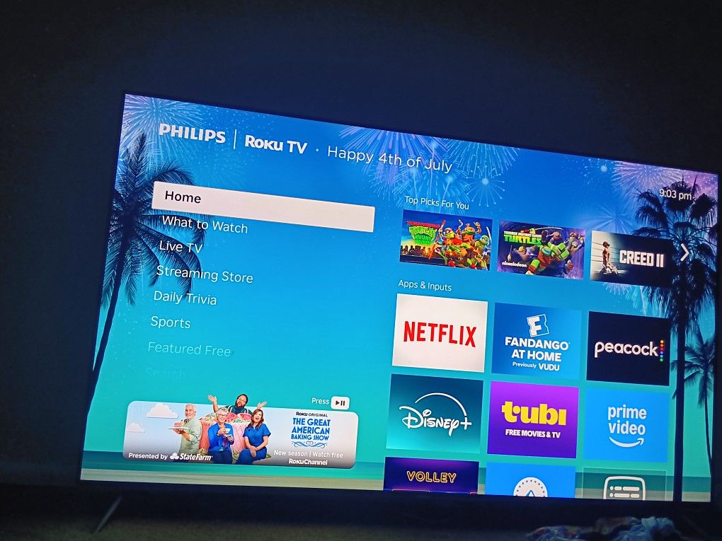 75" TV 
