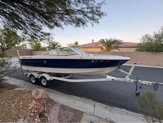 2005 Bayliner 215BR.  22’ Seats 9 ppl. Strong 5.0 Mercruiser engine (small block V8).  Includes Bimini cover, life jackets, anchor, accessories AND 3