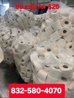 Up to 80 rolls of toilet paper for $20