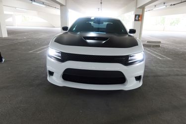 Dodge Charger White with Black Hood 2021