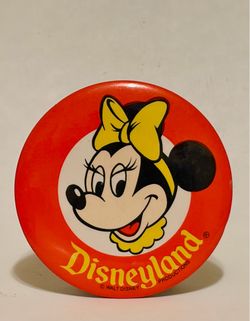 Vintage Disneyland Button - Minnie Mouse