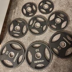 Easy grip Weight plates 5,10, 2.5