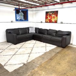 Leather Sectional Couch