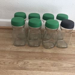 Free: Glass Bottles With Lids For Storage