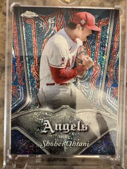 Shohei Ohtani TopPS Red & Blue Sparkle P-1