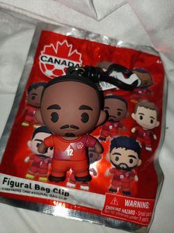 Canada soccer player tani oluwaseyi figure bag clip