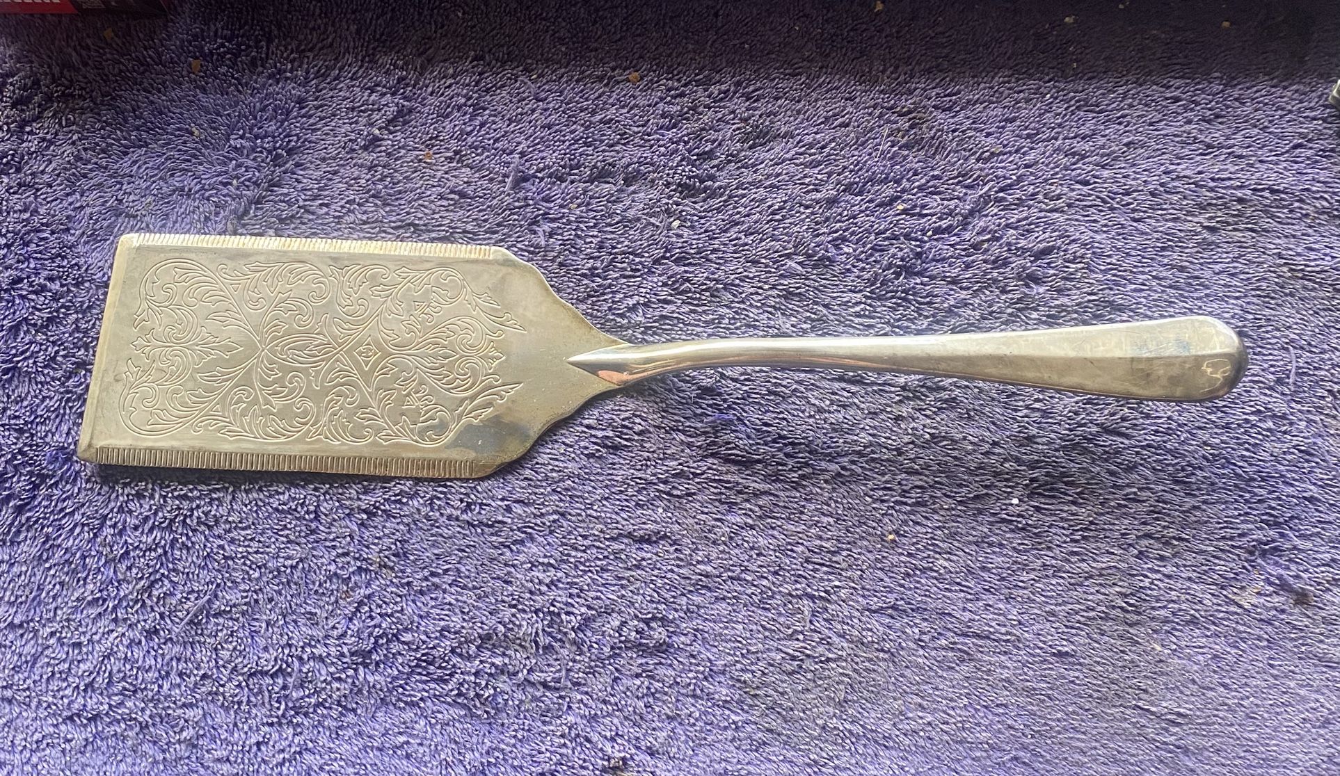 Vintage Silverplate Lasagne/cake Server With Box