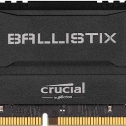 Crucial Ballistix 2666 MHz DDR4 DRAM Desktop Gaming Memory Kit 32GB (16GBx2)