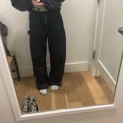 Woman's American Eagle AE77 Premium Stovepipe Carpenter Jean
