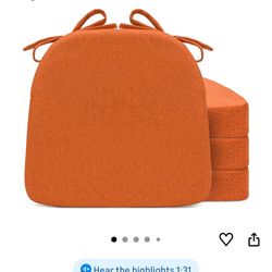 New Indoor/Patio 4 Chairs Cushions 