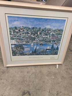 Maxwell Mays East Greenwich Cove Signed Print