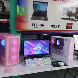 Saturday Deals 10am To 8pm GAMING COMPUTER SETUP NEW With Box And 80 Games WIFI +