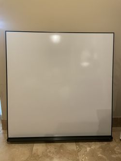 47” White Board Dry Erase Magnetic, With Marker Tray