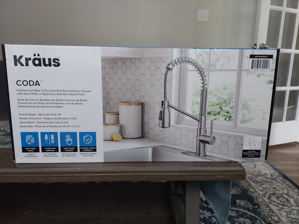 KRAUS - CODA - Brand New In Sealed Box Kitchen faucet