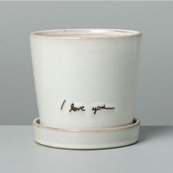 HEARTH AND HAND I love you Vase