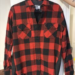 eYe JUNYA WATANABE MAN COMME des GARCONS Checked Leather Elbow Patch Jacket Red,Black M
