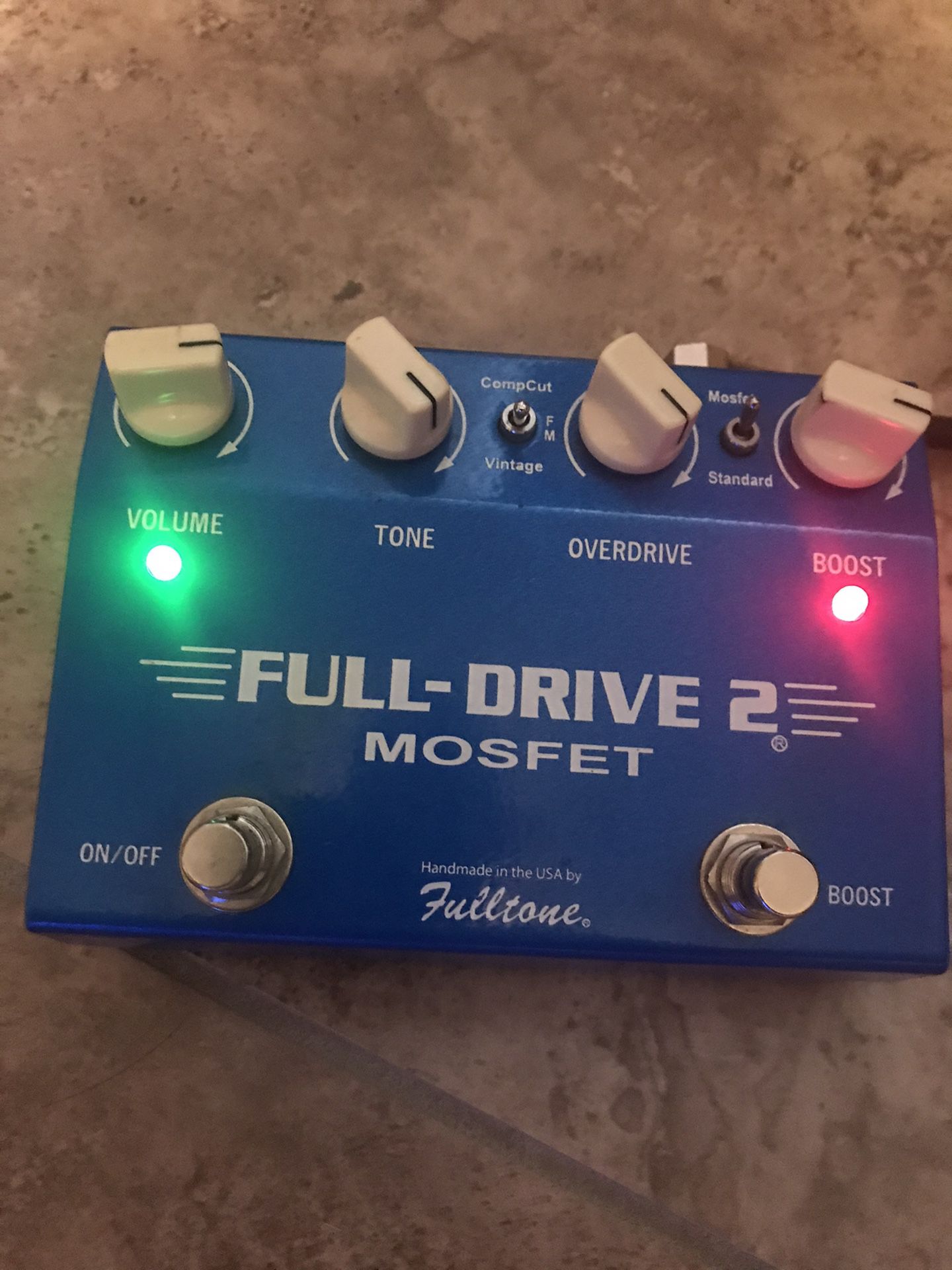 Mosfet Full-drive 2 guitar pedal - overdrive