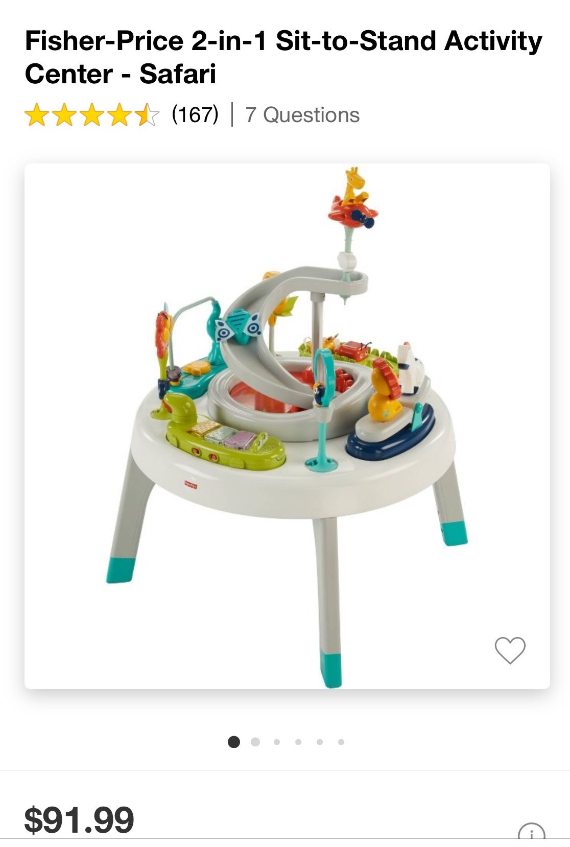 Fisher Price Sit To Stand Activity Center