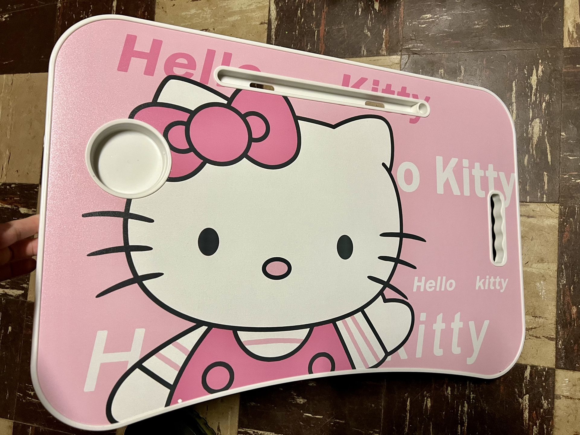 Sanrio Hello Kitty Foldable Small Table-brand new