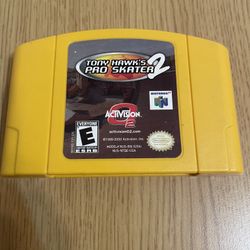 Nintendo 64 Tony Hawk 2