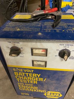 Battery charger 12v and 6 v