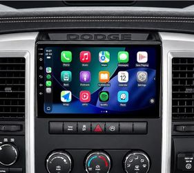 Car Stereo Radio Dodge Ram 2009 2010, 2011, 2012 Wireless Apple CarPlay Android Auto, 10.2” Touch Screen Head Unit Multimedia, Backup Camera