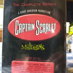 Captain scarlet DVD 6 disc Box Set New Gerry Anderson Collection.  Region 2 Collection, So Will Not Play On US Players! See Photos For More Info. FREE