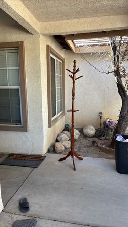 Wooden Coat Rack Stand