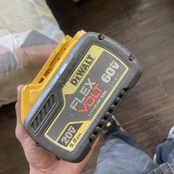 DEWALT FLEXVOLT 20V/60V MAX 9.0Ah Lithium-Ion Battery.