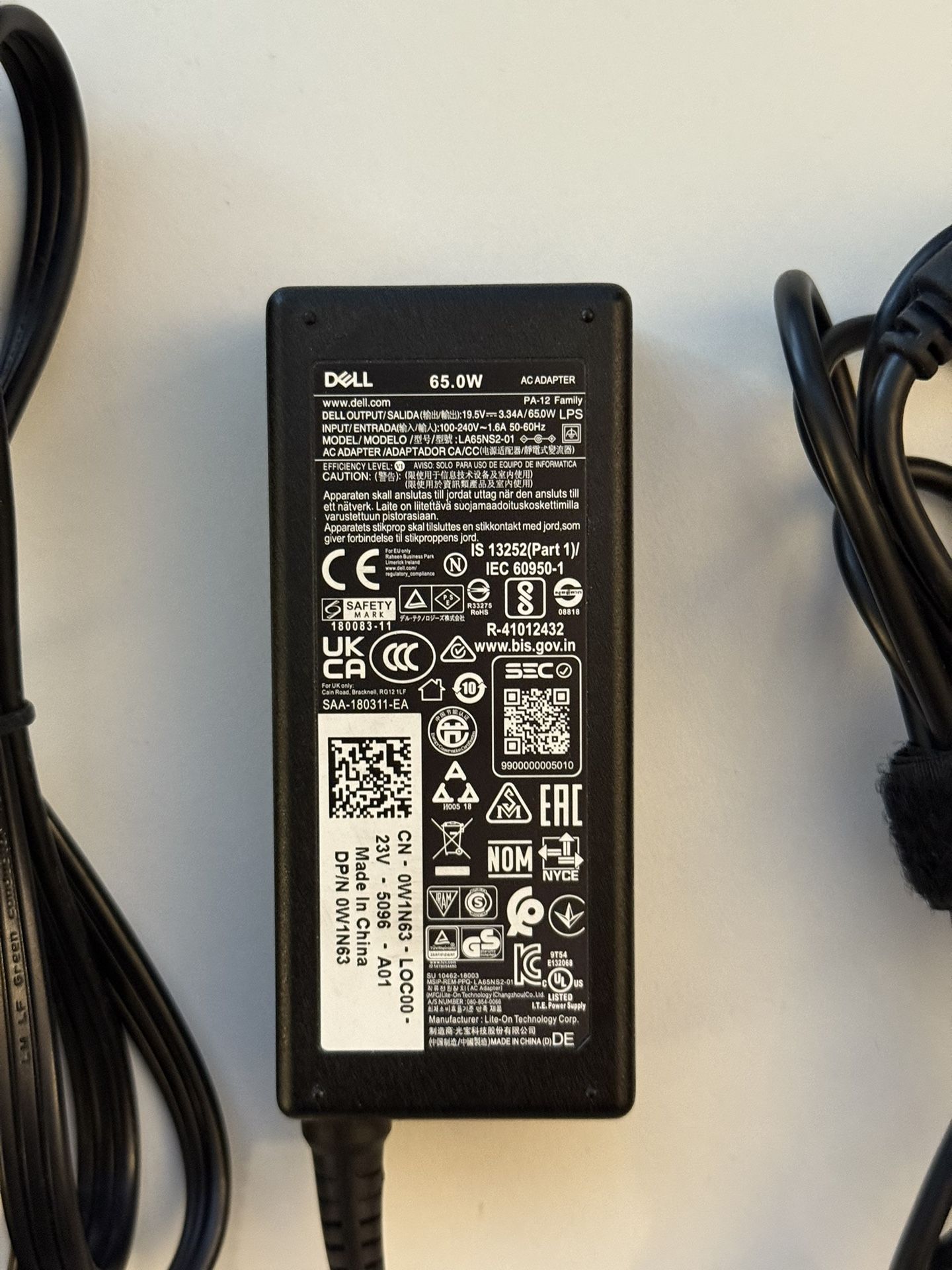 Dell Original Laptop Charger Power Adapter