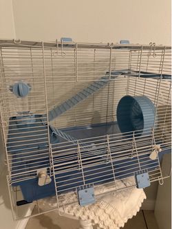 Blue Starter hamster cage