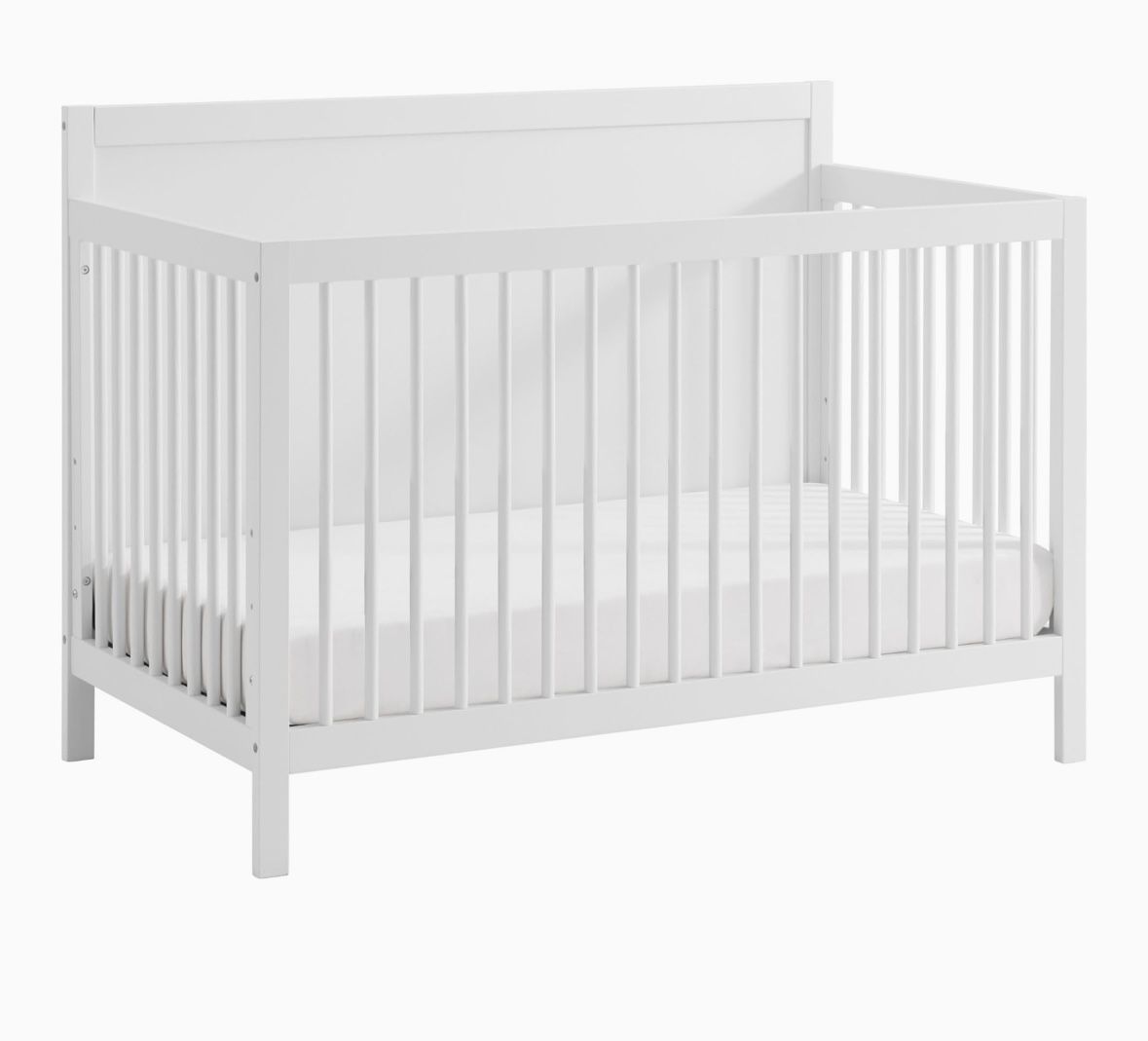 The Essentials Collection by Oxford Baby in White features a 4-in