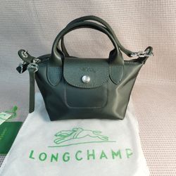 LongChamp Le Pliage Neo Mini pouch with Shoulder Strap