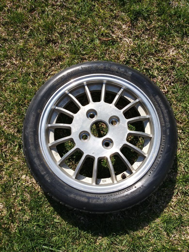 Hi ihave this vintage spare tire and wheel for sale