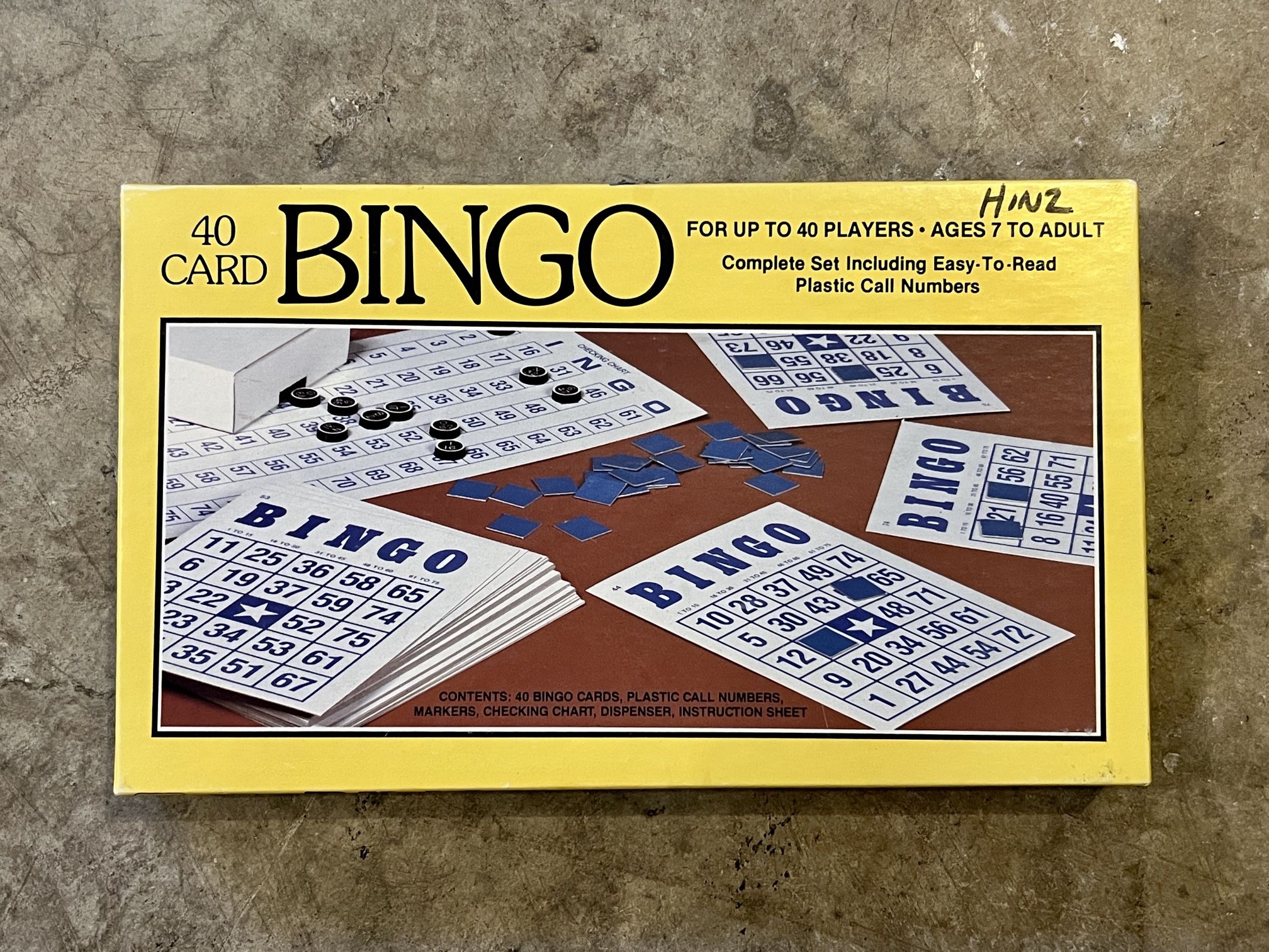 bingo 40 card game