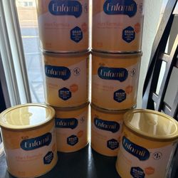 9 Cans  Enfamil  Infant  Formula 