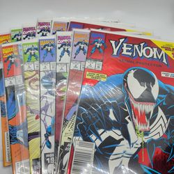 Marvel Comics Venom #1 2 3 4 5 Lethal Protector 1st Print Red Foil UPC Variant Set And Regular Set