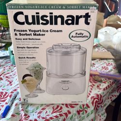 New Cuisinart Ice Cream Maker 